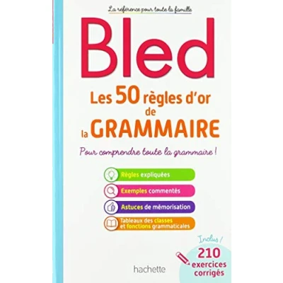 Afbeelding van BLED les 50 regles de la grammaire