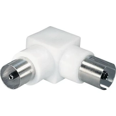 Afbeelding van IEC (m) (v) haakse coax adapter