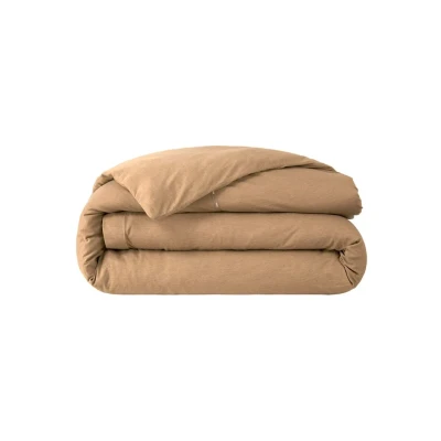 Afbeelding van HUGO BOSS Sense Dekbedovertrek In Katoenblend Exclusief Kussenslopen Camel