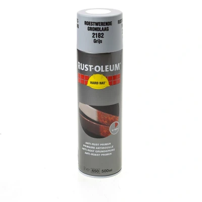 Afbeelding van Rust Oleum Hard Hat roestwerende grondlaag grijs 500ml