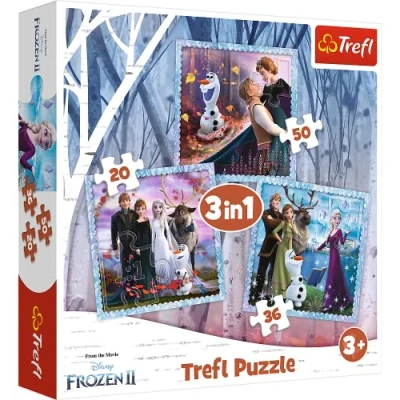 Afbeelding van Frozen Disney 3 in 1 Puzzel 5900511348538