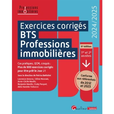Image de Exercices corrigés BTS Professions immobilières