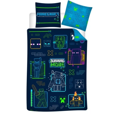 Afbeelding van Minecraft Dekbedovertrek cartoon Polyester 140 x 200 cm 63