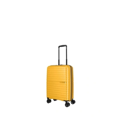 Afbeelding van Travelite Trient 4 Wiel Trolley 55 cm Handbagage Koffer Geel