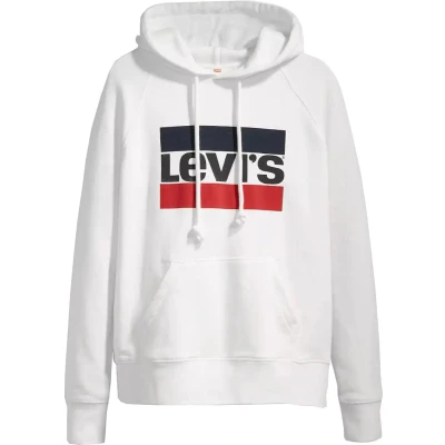 Afbeelding van Levi&#039;s Graphic Standard Hoodie, Dames, Maat: XS, White