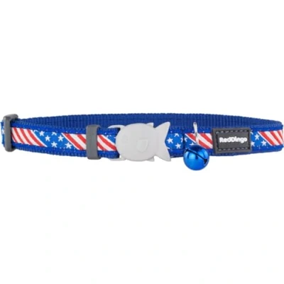Afbeelding van Hondenhalsband Red Dingo STYLE US FLAG 31 47 cm