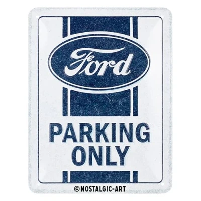 Afbeelding van Tin Sign 15 x 20cm Ford Parking Only