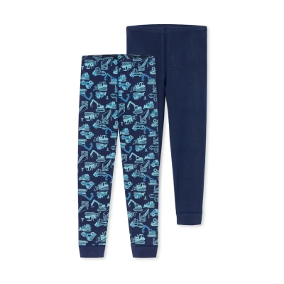 Afbeelding van Schiesser 2PACK Legging voor kinderen, Maat: 104, Dunkelblau