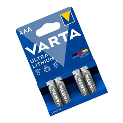 Afbeelding van Varta Lr03 professional lithium 1,5v 4 x aaa 6103301404