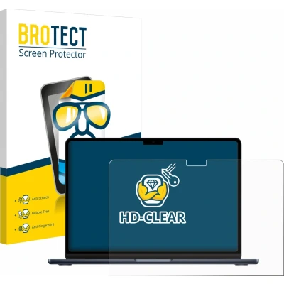 Afbeelding van BROTECT Screenprotector voor Apple MacBook Air 13&quot; M2 2022 Folie Beschermfolie transparant