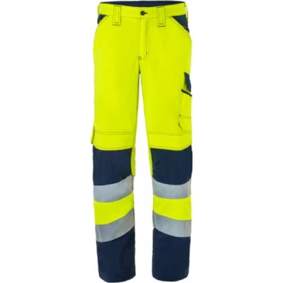 Afbeelding van Werkbroek Havep High Visibility 48 Fluo Geel/Marine
