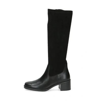 Afbeelding van Caprice Elegante Laarzen, Dames, Maat: 36, Black comb Leer