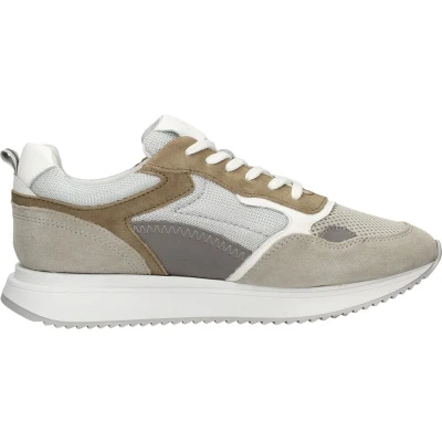 Afbeelding van SUB55 Sneakers laag, Heren, Maat: 42, Taupe Veloursleer