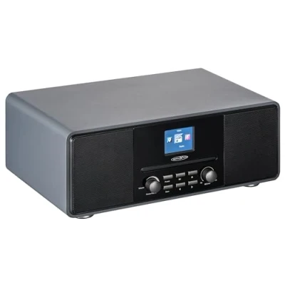 Afbeelding van Reflexion HRA19DAB/GR Radio DAB+, DAB, VHF (FM) MP3, CD, Bluetooth, AUX, FM Incl. afstandsbediening, luidspreker, Wekfunctie Grijs