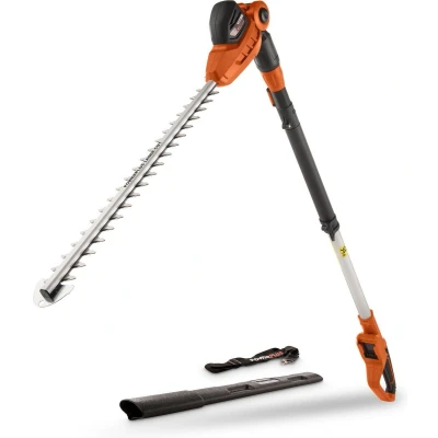 Afbeelding van Powerplus Dual Power POWDPG75380 accu heggenschaar 40V Snoeien en knippen 600mm zwaardlengte 20mm mesafstand Telescopisch Excl. lader Haagschaar voor tuinonderhoud