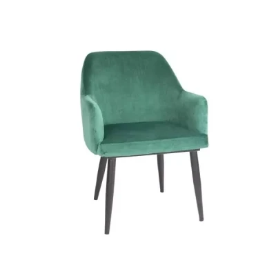 Afbeelding van Bolero Lia Velvet stoelen donkergroen (2 stuks)