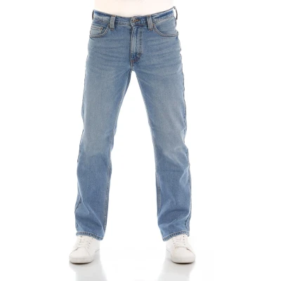 Afbeelding van Mustang Heren Jeans Broeken Big Sur regular/straight Fit Blauw Volwassenen Denim Jeansbroek