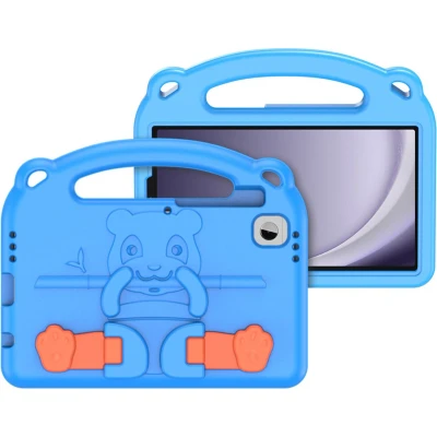 Afbeelding van Dux Ducis Tablet hoes geschikt voor Samsung Galaxy Tab A9 Plus (2023) Schokbestendige case met handvat en standaard Panda Series Blauw
