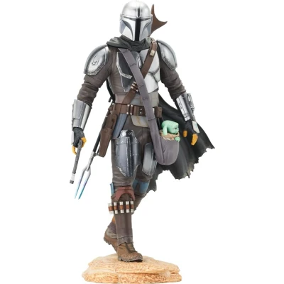 Afbeelding van Star Wars The Mandalorian Premier Collection 1/7 with Child 25 cm
