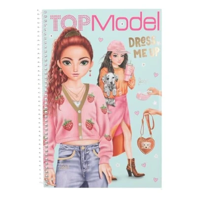 Afbeelding van Kleuralbum TOP Model Dress me up Lexy en Janet