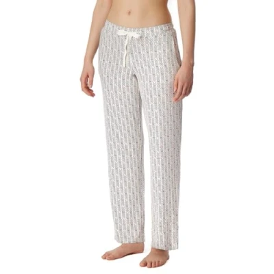 Afbeelding van Schiesser Pyjamabroek, Dames, Maat: 36, Schwarz weiß rosa