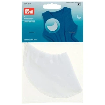 Afbeelding van Sous Bras 1/2 Mouwloze Kleding Wit (2 Stuks) 100% Katoen Schoudervulling