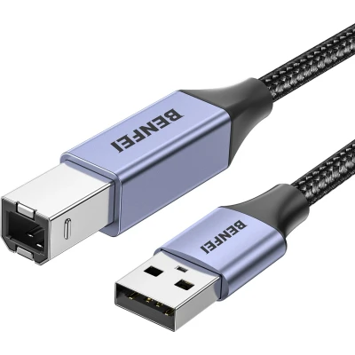 Afbeelding van Benfei USB A naar B 3.0 2 Meter Printerkabel