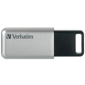 Afbeelding van Verbatim USB 3.0 stick 32 GB, Secure Pro, zilver 100 MB/s, (W) 35 AES 256 bit, retailblister