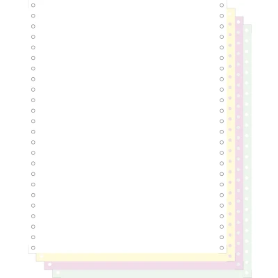 Afbeelding van Exacompta 62424E LIST.240X12&quot; 4 PLIS BCD A. C.500