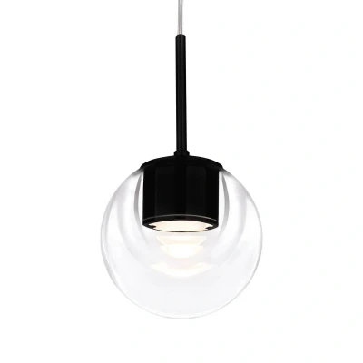 Afbeelding van Kundalini Dew LED hanglamp, 1 lamp zwart