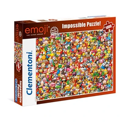 Image de Puzzle Clementoni Emoji Impossible !, 1000 pièces difficiles