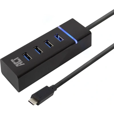 Afbeelding van ACT AC6415 SuperSpeed USB C Hub 4x A 5 Gbps Zwart