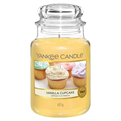 Afbeelding van Yankee Candle Geurkaars Large Vanilla Cupcake 17 cm / ø 11