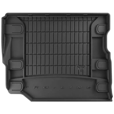 Afbeelding van M MOTOS Kofferbakmat voor Jeep Wrangler IV sinds 2017, verbeter je reiscomfort met de zwarte antislipmat, Auto TM automat alle weersomstandigheden, bescherming tegen vuil