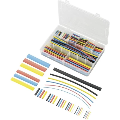 Afbeelding van TRU COMPONENTS 1565076 Krimpkous assortiment Krimpverhouding:2:1 564 onderdelen