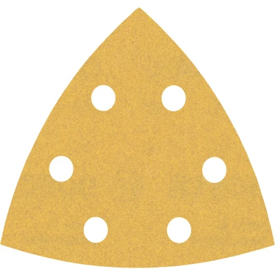 Image de BOSCH 2608900828 Feuille abrasive Expert C470 Best for Wood and Paint, 93 mm, grain 180, pour Multi Cutter, 6 trous (5 pièc.)