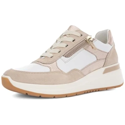 Afbeelding van ara Garda Sneakers laag, Dames, Maat: 37, Shellweisssand Veloursleer