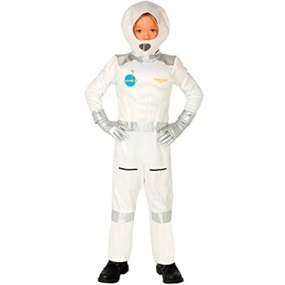 Afbeelding van Fiestas Guirca Kostuum White Astronaut 7 9 jaar
