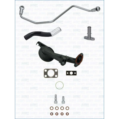 Afbeelding van AJUSA OPK00020 Turbocharger, montageset Met pakkingen montagehandleiding CITROËN: C5 III Estate, Berlingo II, II Hatchback