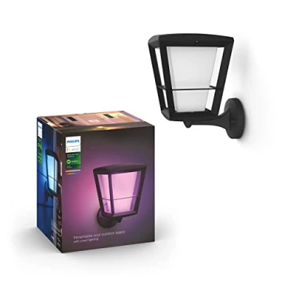 Image de Philips Hue Lampe Murale Smart Econic Up Rgb Noir (1743930p7)