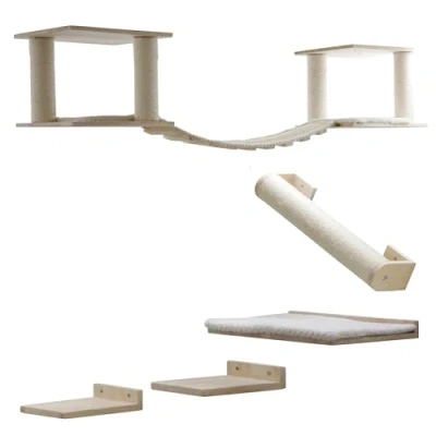 Afbeelding van Kerbl Huisdier Kattenspeeltuin Top X Set van 7 kattenonderdelen