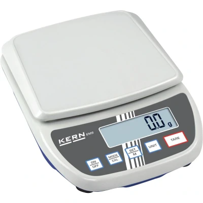 Afbeelding van Kern EMS 12K0.1 Brievenweegschaal Weegbereik (max.) 12 kg Resolutie 0.1 g werkt op het lichtnet, batterijen Wit