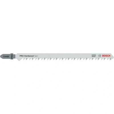 Afbeelding van Bosch Decoupeerzaagblad hardhout T 344 DF blister van 5 zaagjes
