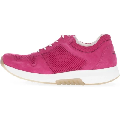 Afbeelding van Rollingsoft Sneakers laag, Dames, Maat: 39, Fuchsia Veloursleer