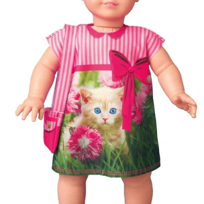 Afbeelding van Making Couture Outfit kit Cecily Kitten Dress YourDoll PN 0171709