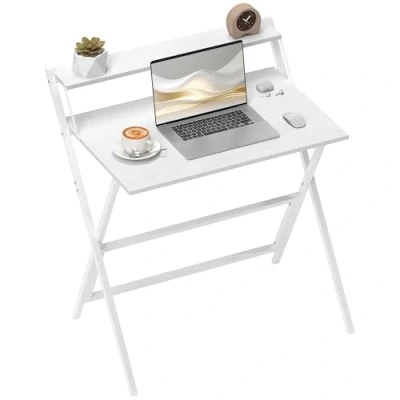Afbeelding van HOMCOM bureau MDF 81,5x62x86,5cm wit