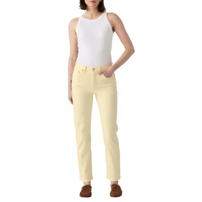 Image de Levi&#039;s Jean court 501 pour femme, Spacey Brown Rice, 28W / 28L