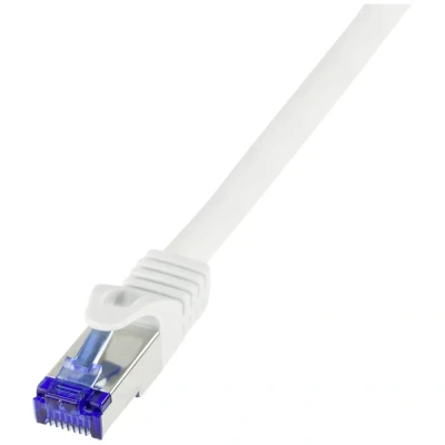 Afbeelding van LogiLink C6A121S RJ45 CAT 6A S/FTP 30.00 m Wit 1 stuk(s)