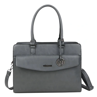 Afbeelding van Wimona Valentina Schoudertas Laptop 15.6 Grey