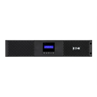 Image de Eaton 9E Onduleur (montable sur rack / externe) CA 200/220/230/240 V 2700 Watt 3000 VA monophasé 6 x batterie Acide de plomb 9 Ah RS 232, USB connecteurs sortie : 7 2U 19&quot; noir
